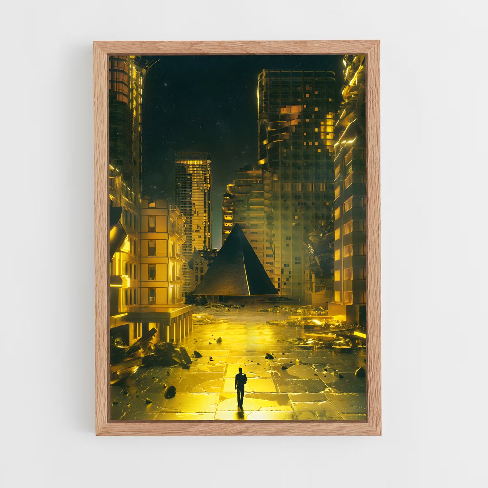 futurist-1 cadre Bois clair