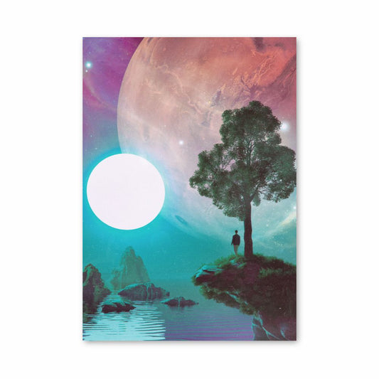 Futuristic Planet Poster