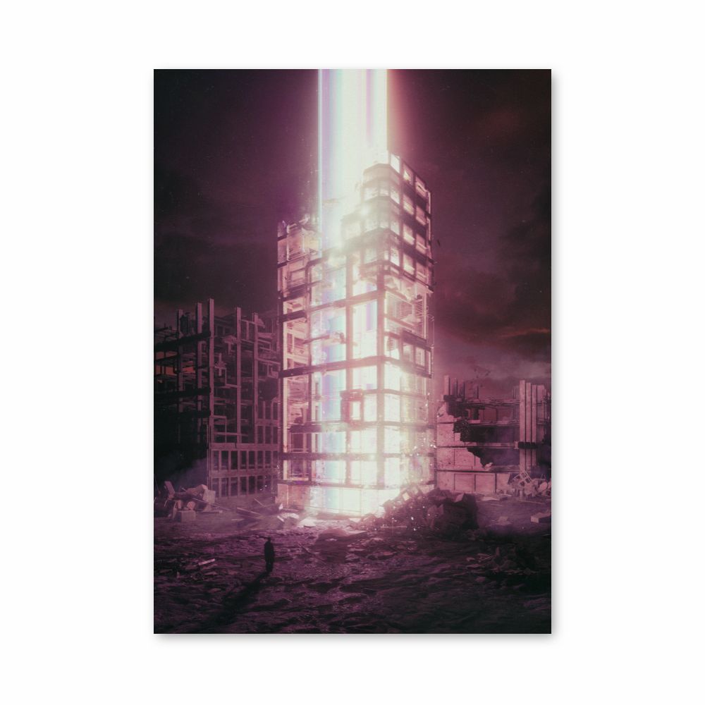 Futuristic Building Poster