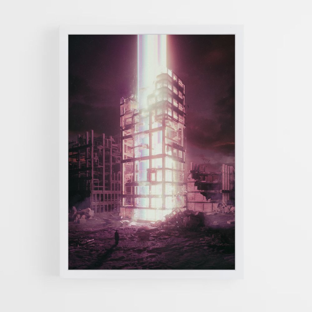 Futuristic Building Poster