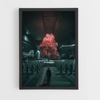 Futuristic Tree Poster