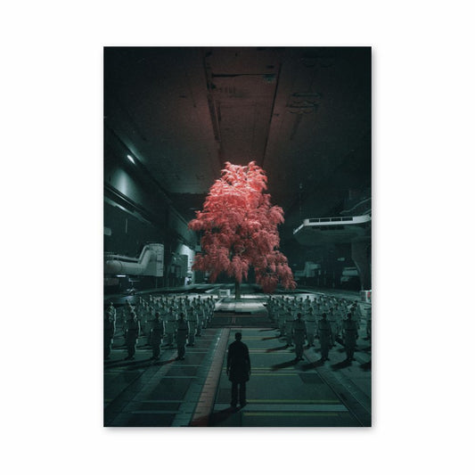 Futuristic Tree Poster