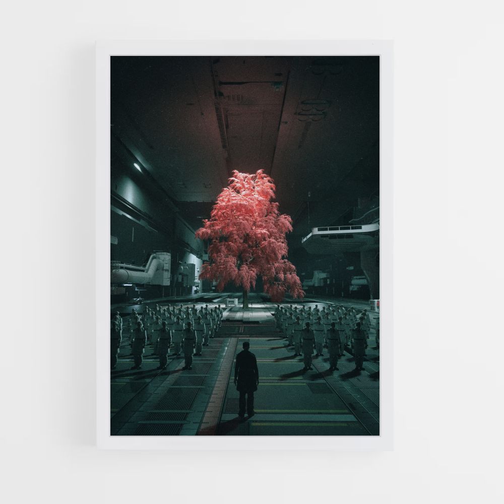 Futuristic Tree Poster