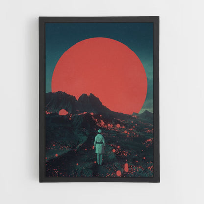 Red Futuristic Poster