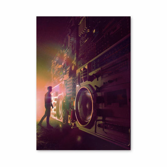 Futuristic Music Poster