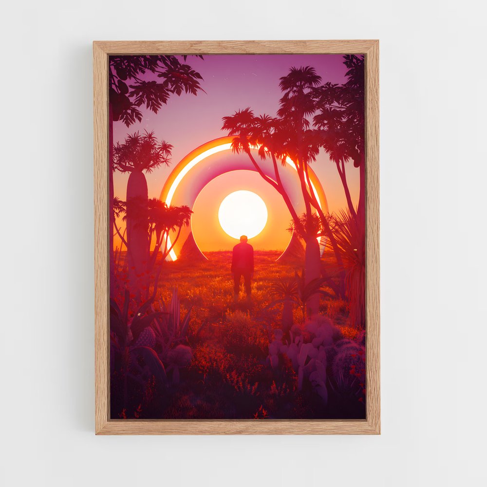 futurist-7 cadre Bois clair