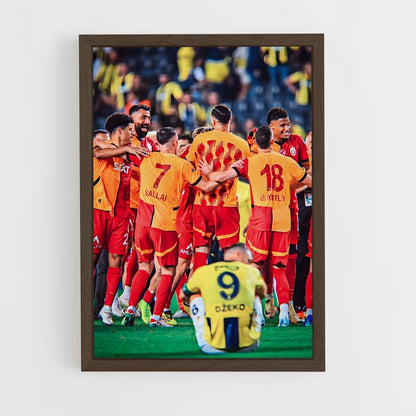 galatasaray-11 cadre Bois foncé