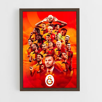 galatasaray-13 cadre Bois foncé