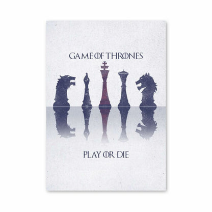 Poster Game of thrones Chess