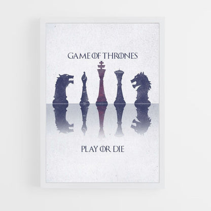 Poster Game of thrones Chess