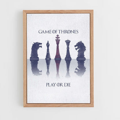 Poster Game of thrones Chess