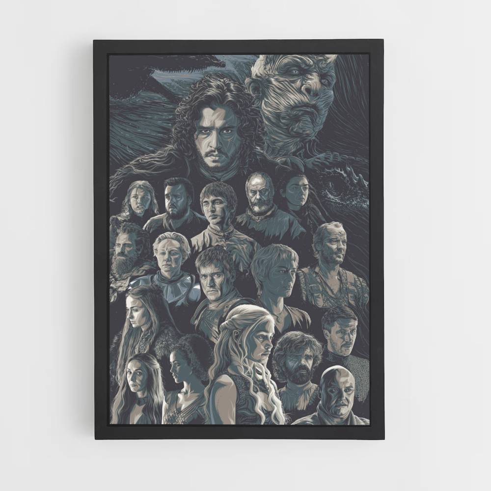 Poster Drawing Game of Thrones