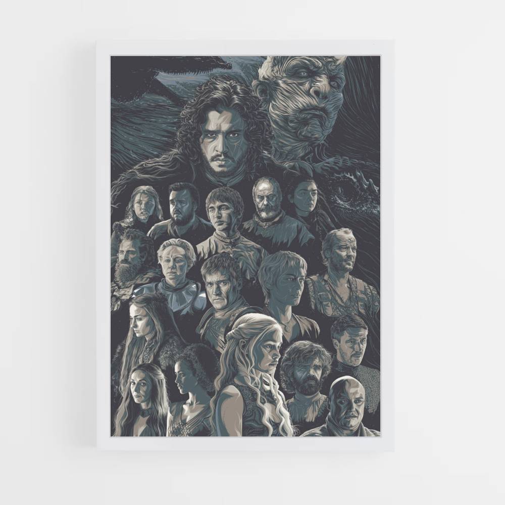 Poster Drawing Game of Thrones