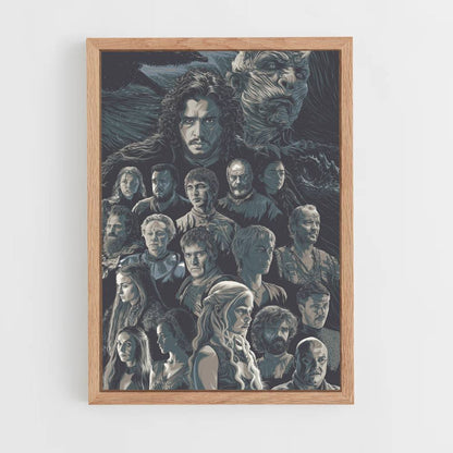 Poster Drawing Game of Thrones