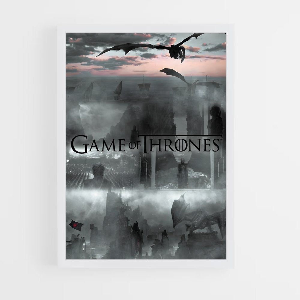 game-of-thrones-5 cadre Blanc