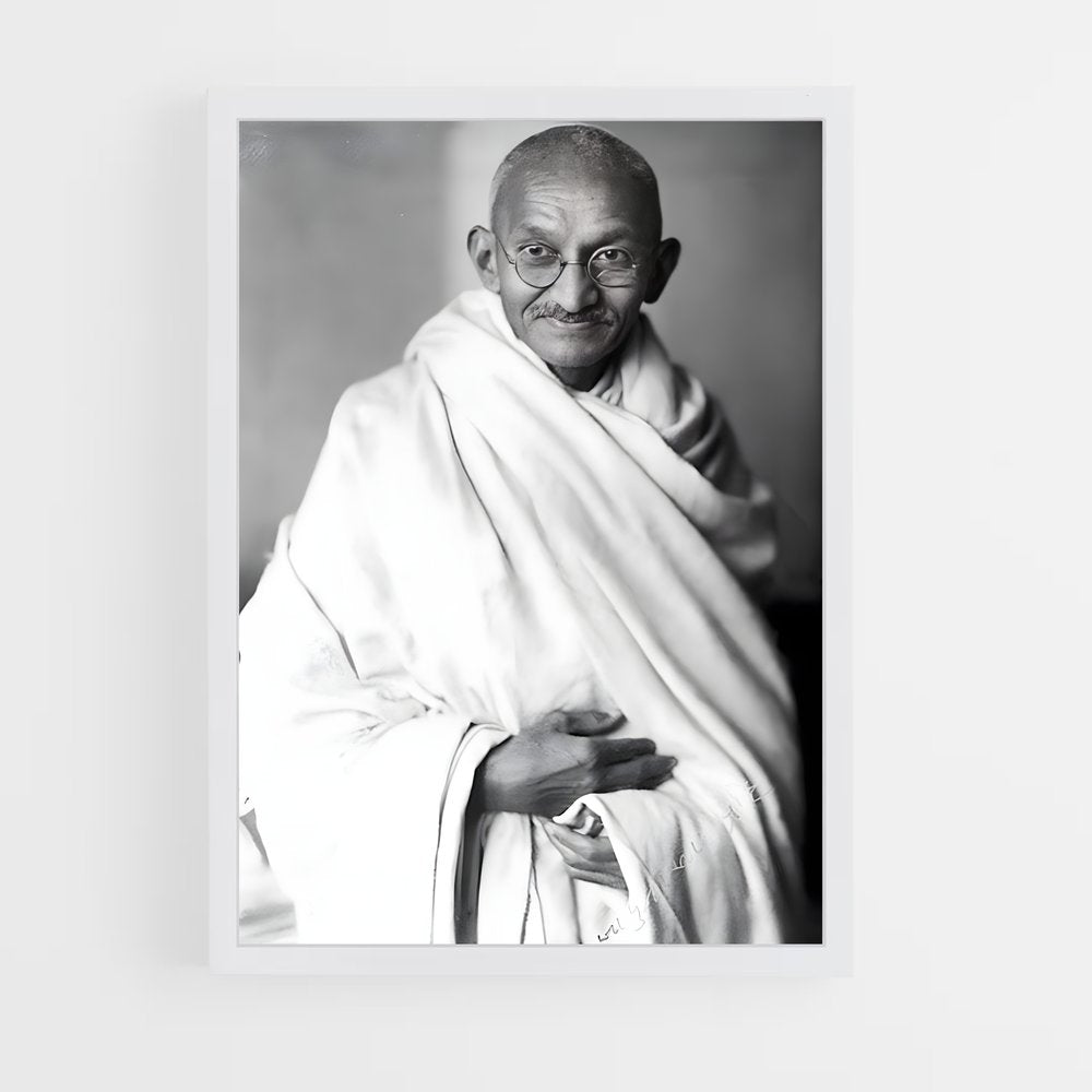 gandhi-1 cadre Blanc