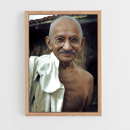 gandhi-3 cadre Bois clair