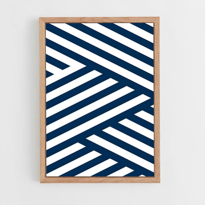 geometric-13 cadre Bois clair