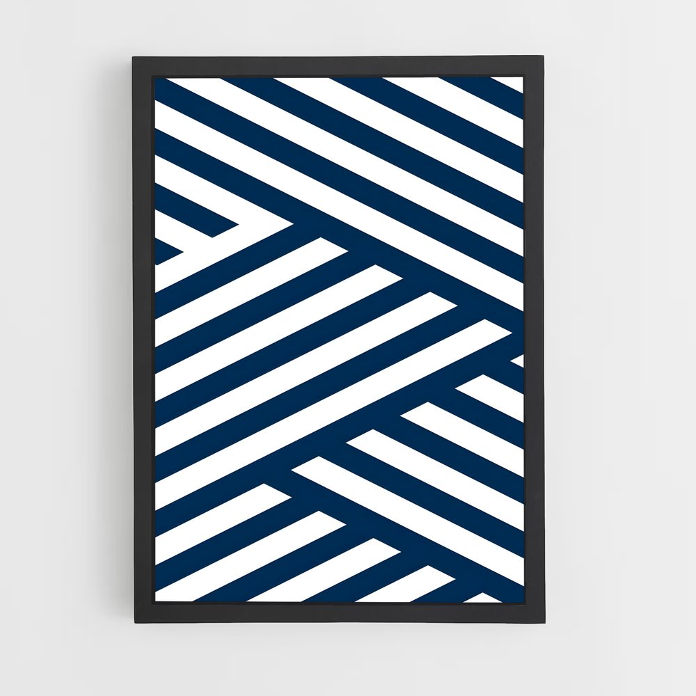 geometric-13 cadre Noir
