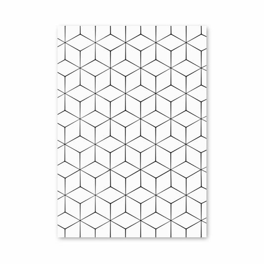Cubic Poster Geometric Posters | Aesthetic Posters