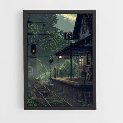 Ghibli Train Poster