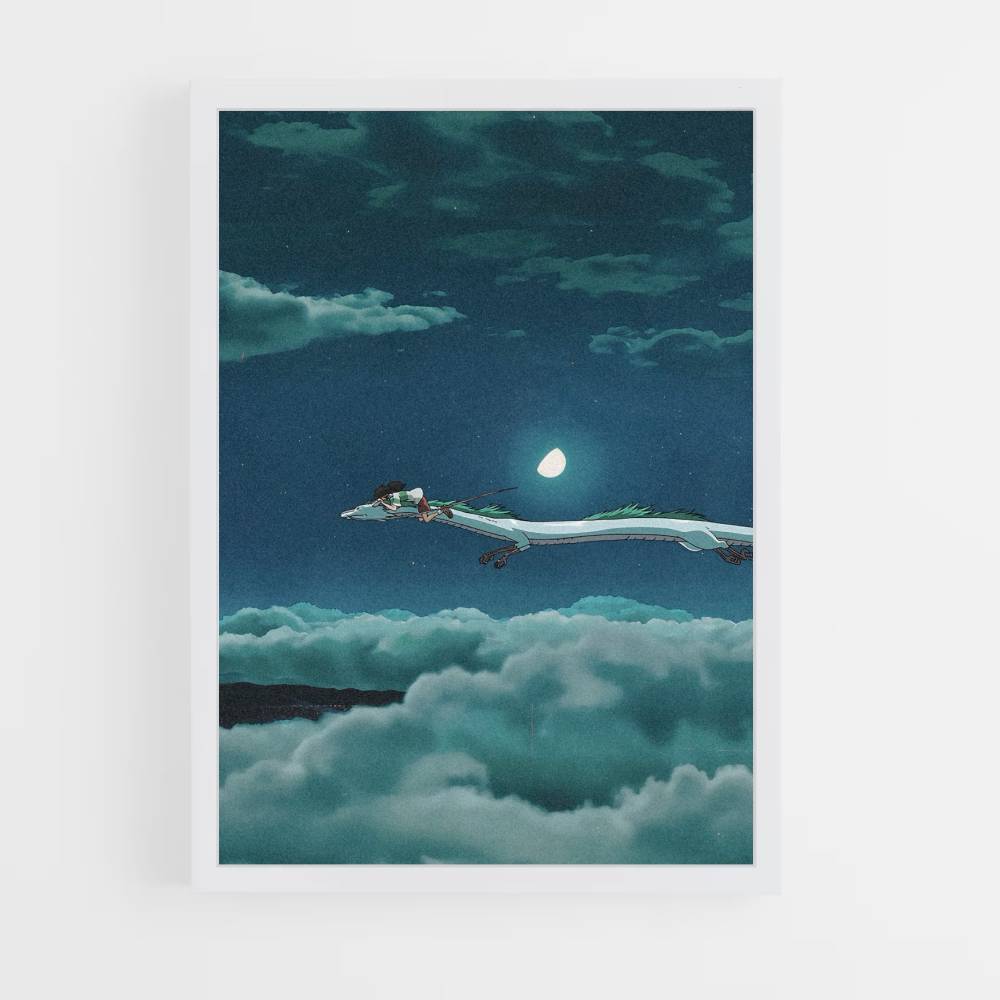 Spirited Away Dragon Poster