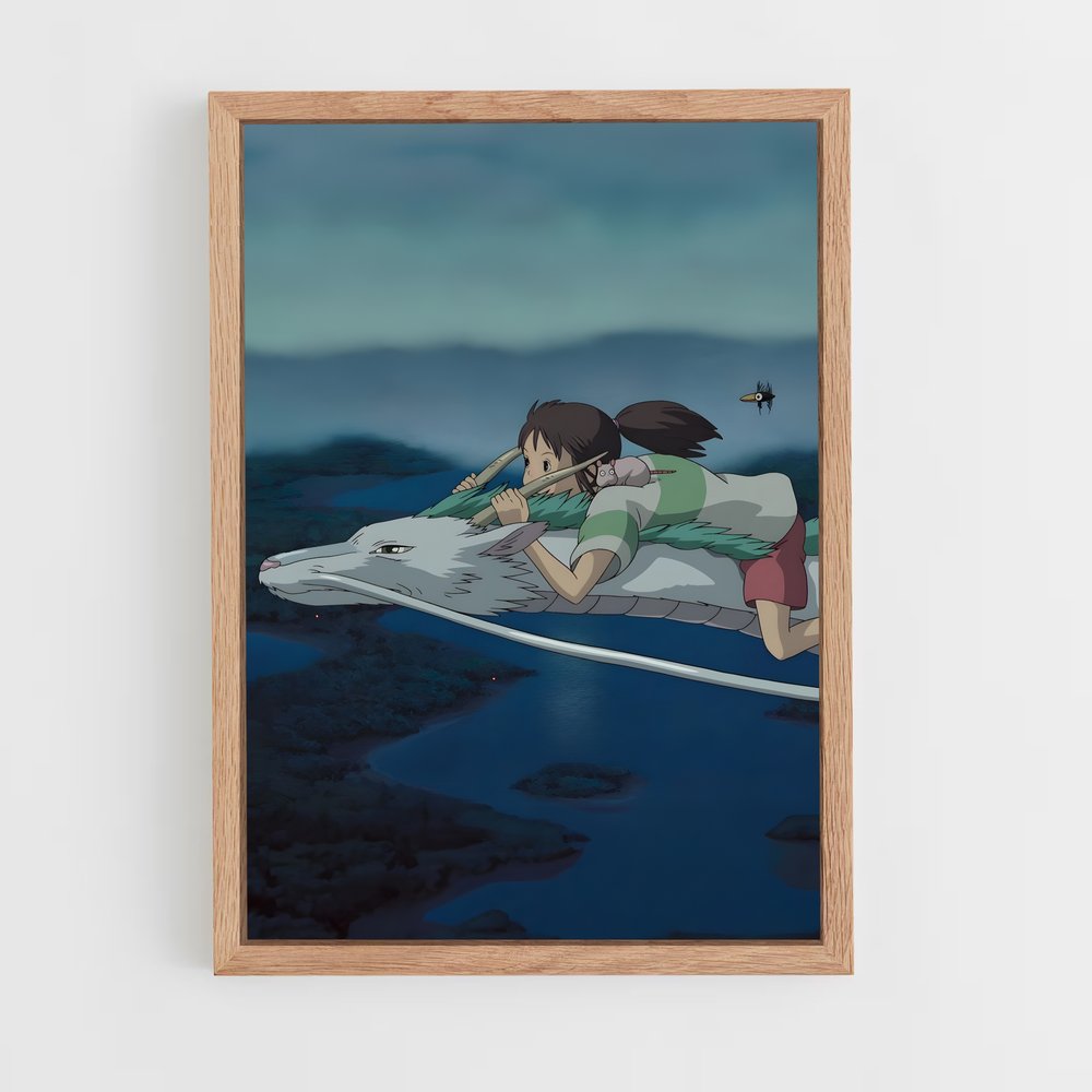 ghibli-9 cadre Bois clair