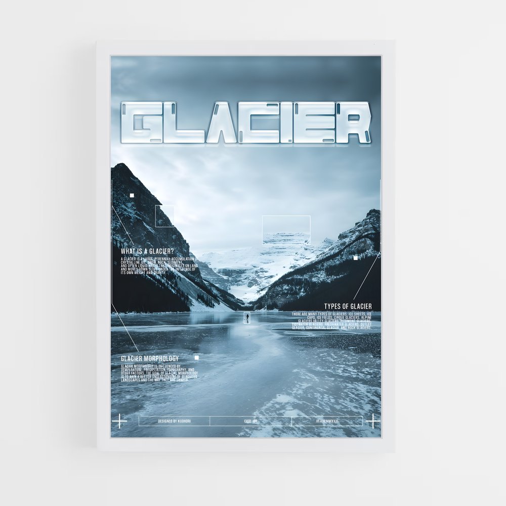glacier-5 cadre Blanc