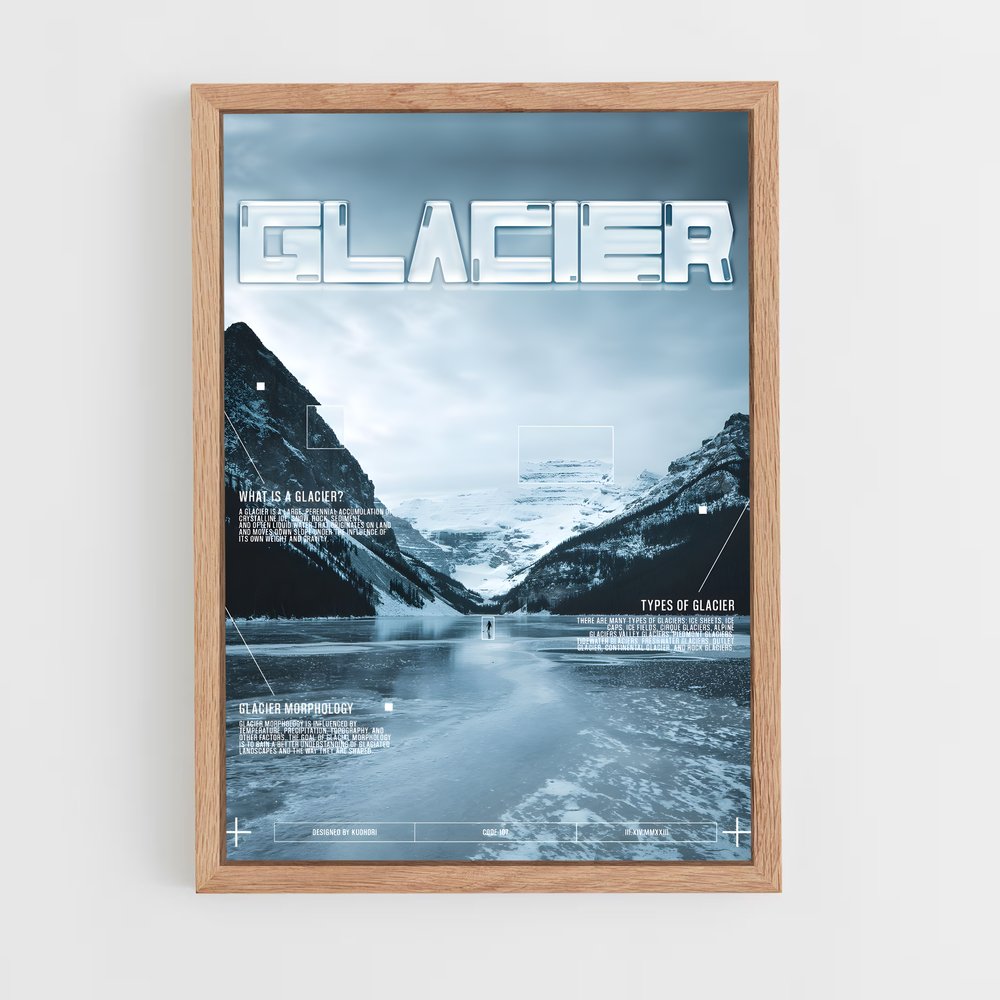 glacier-5 cadre Bois clair