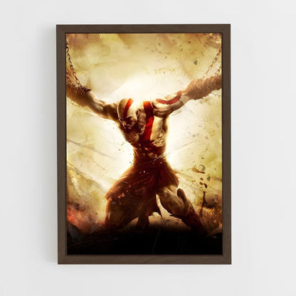 god-of-war-5 cadre Bois foncé