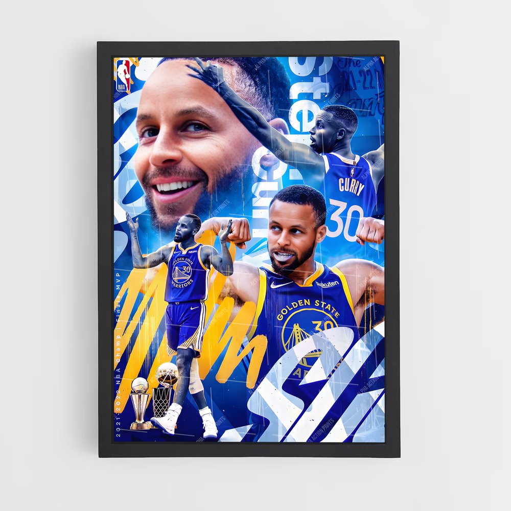 golden-state-warrior-1 cadre Noir