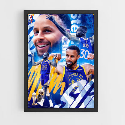 golden-state-warrior-1 cadre Noir