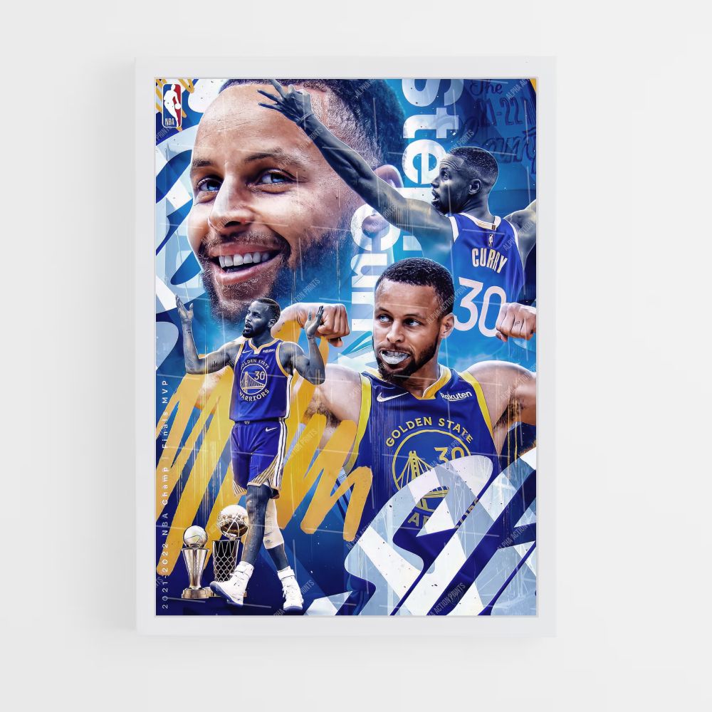 Affiche GSW Curry