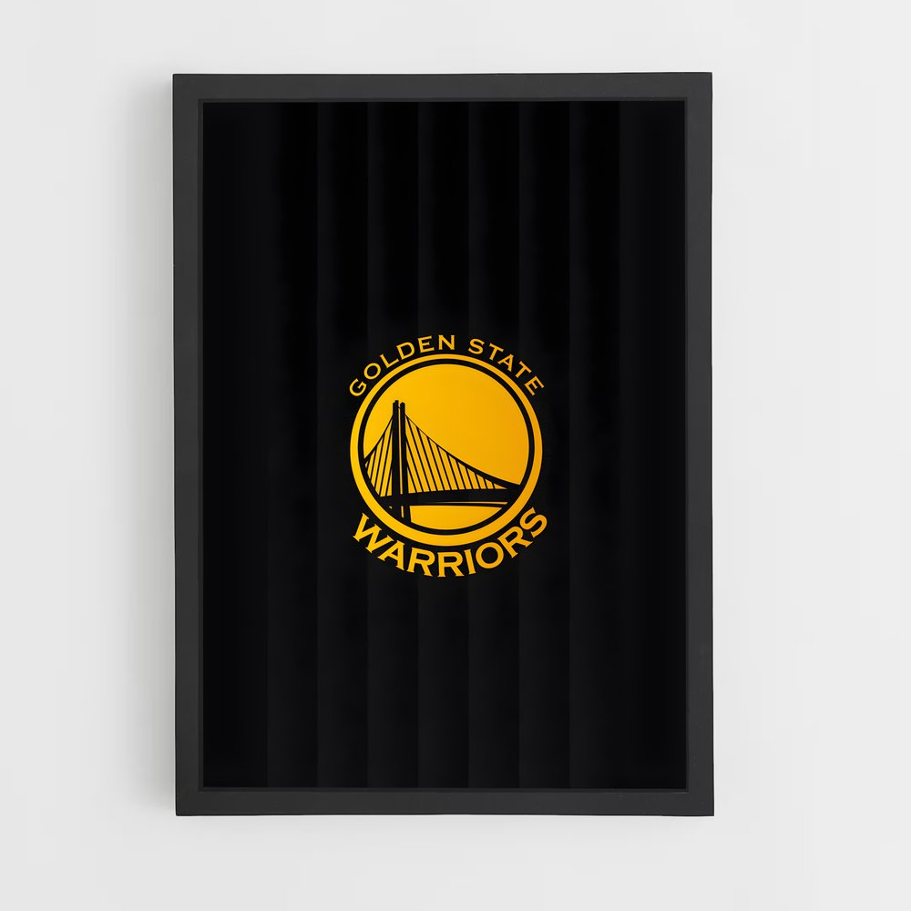golden-state-warrior-5 cadre Noir