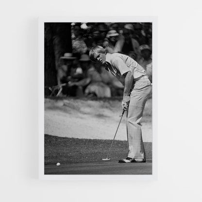 Poster Johnny Miller putt