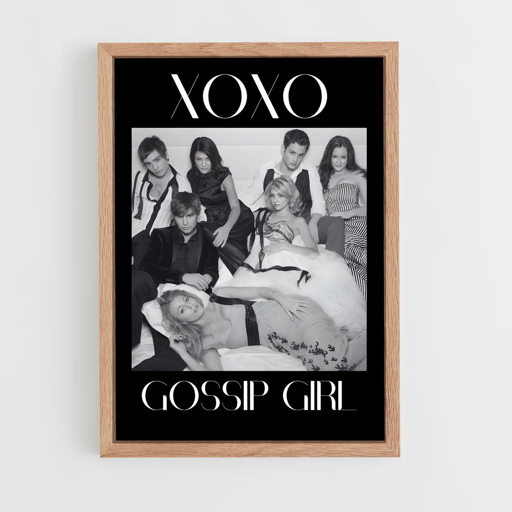 gossip-girl-2 cadre Bois clair