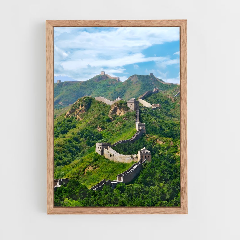 great-wall-of-china-13 cadre Bois clair