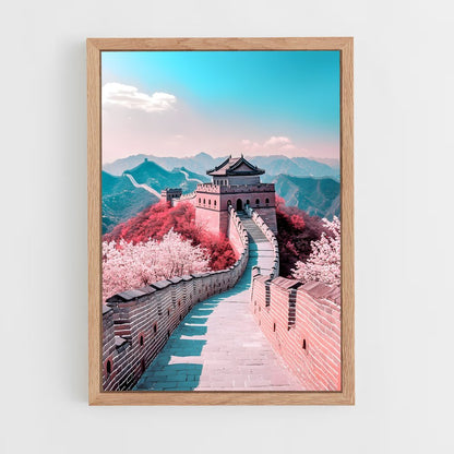 great-wall-of-china-17 cadre Bois clair