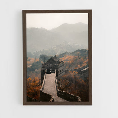 great-wall-of-china-9 cadre Bois foncé