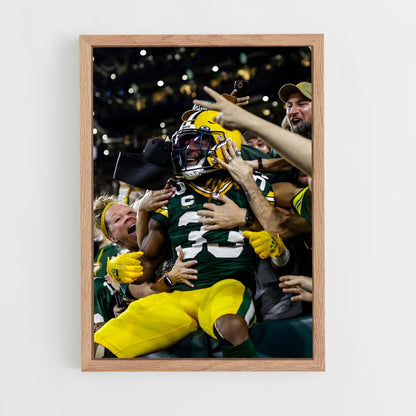 green-bay-packers-3 cadre Bois clair