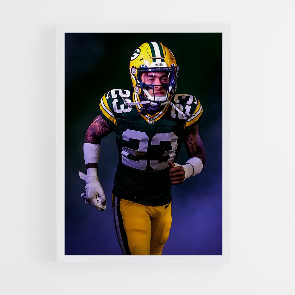 green-bay-packers-5 cadre Blanc