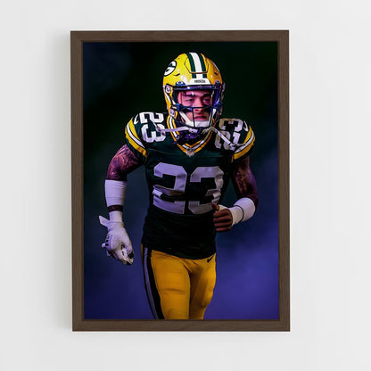 green-bay-packers-5 cadre Bois foncé
