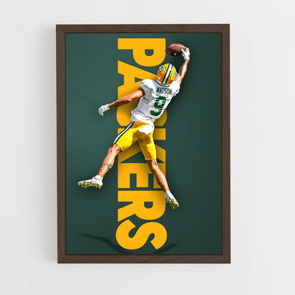 green-bay-packers-6 cadre Bois foncé