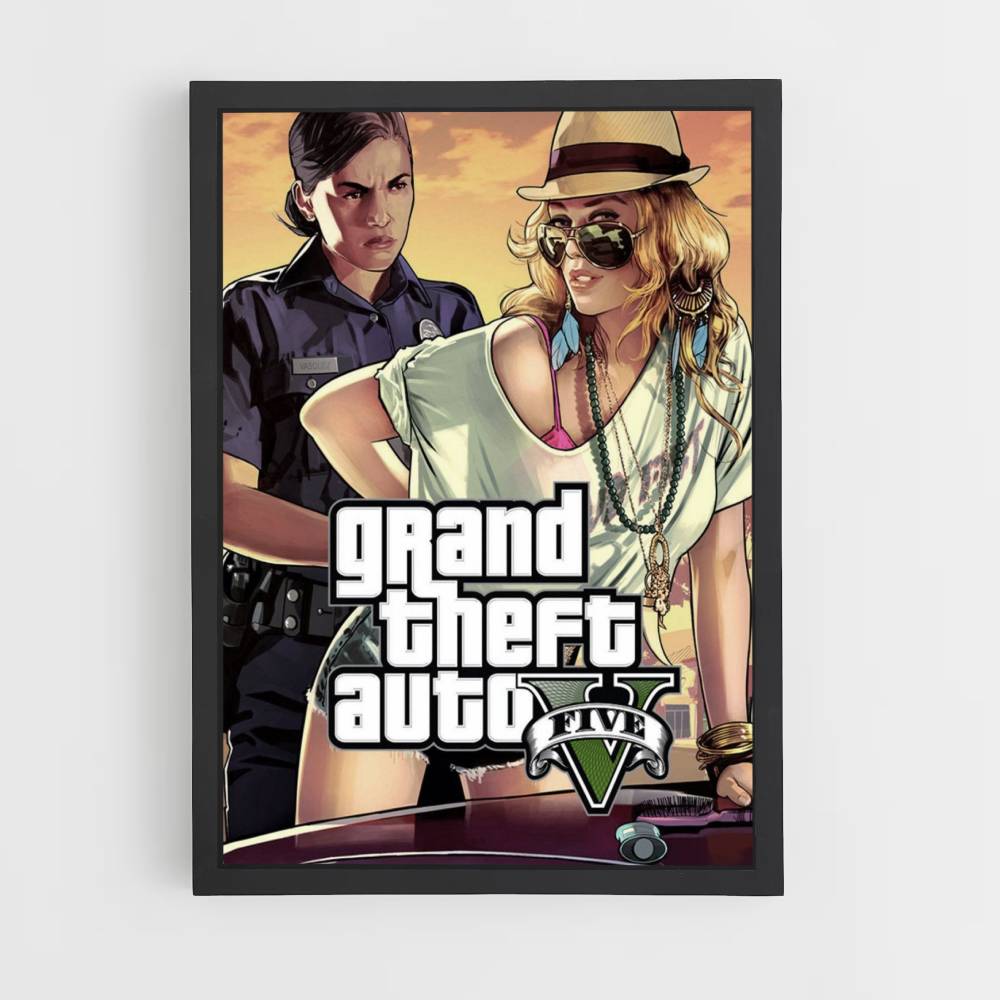 Poster GTA V Woman