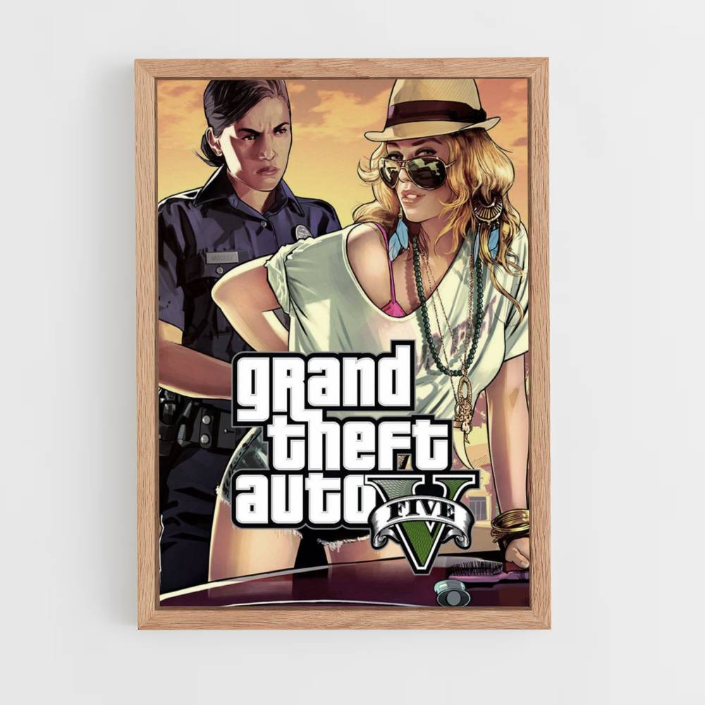 Poster GTA V Woman