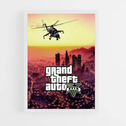 GTA Helicopter Poster