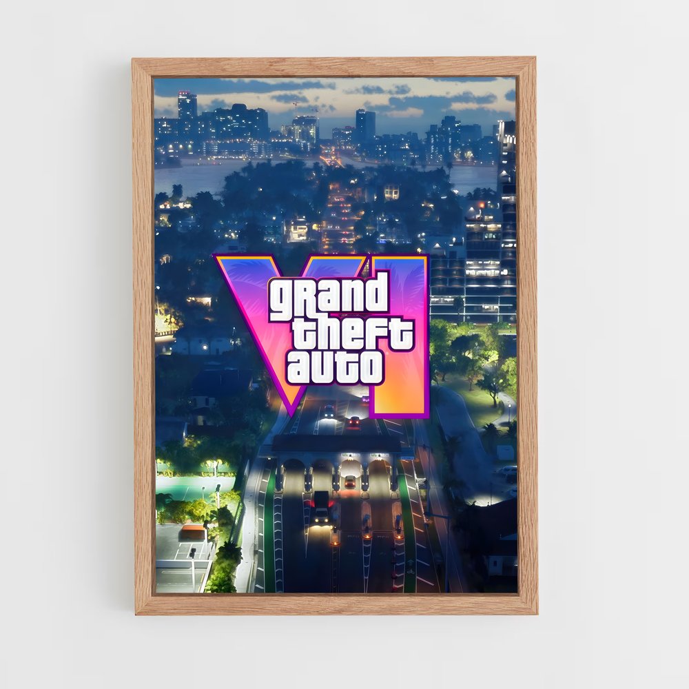 gta-v-16 cadre Bois clair