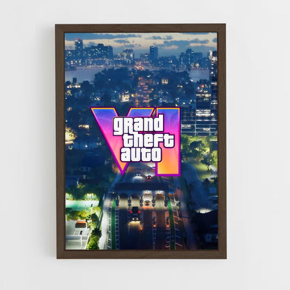 gta-v-16 cadre Bois foncé