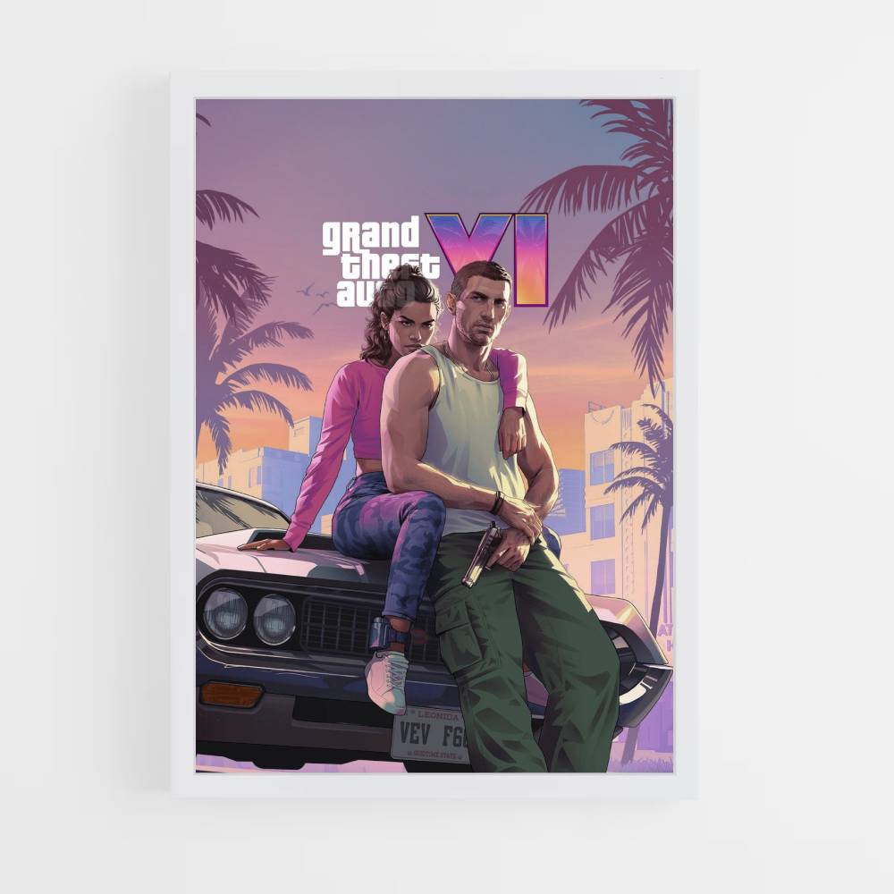 Poster GTA 6 Car