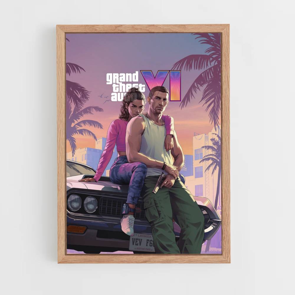 Poster GTA 6 Car